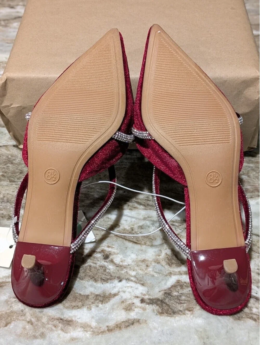 A New Day dark red kitten heels | Women’s 8.5 |